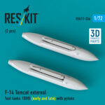 F-14 Tomcat external fuel tanks 1000l (early and late) with pylons (2 pcs) (3D Printed) (1/72) - Image 2