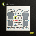 UH-1B HUEY CARGO BAY - interior 3D decals for Trumpeter kit (1/35)