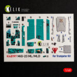 MiG-23 ML/MLD - interior 3D decals for Trumpeter kit (1/48)