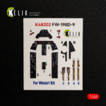 FW-190D-9 - interior 3D decals for MiniArt kit (1/48)
