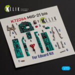 MiG-21 bis -  interior 3D decals for Eduard kit (1/72) - Image 2