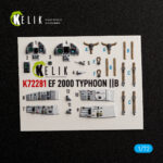 Eurofighter Typhoon EF-2000 - interior 3D decals for Italeri kit (1/72)