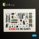 F/A-18C (EARLY) - interior 3D decals for Academy 12411 kit (1/72)