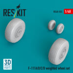 F-111A/B/C/D weighted wheel set (3D Printed) (1/48) - Image 2