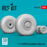 F-111A/B/C/D weighted wheel set (3D Printed) (1/48) - Image 3