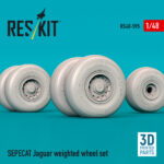 SEPECAT Jaguar weighted wheel set (3D Printed) (1/48) - Image 3