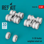 B-58 Hustler weighted wheel set (3D Printed) (1/48)