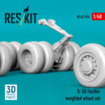 B-58 Hustler weighted wheel set (3D Printed) (1/48) - Image 3