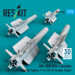 AIM-2000 IRIS-T missiles (4 pcs) (F-4, Eurofighter Typhoon, F-16, F/A-18, Tornado, Gripen) (3D Printed) (1/72) - Image 3