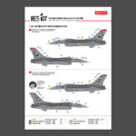 F-16C (Fighting Vipers) (Block 30,40,42,50,52) with mission marking (Main Decals with Stencils) (1/48) - Image 2