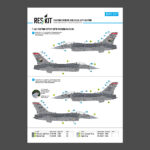 F-16C (Fighting Vipers) (Block 30,40,42,50,52) with mission marking (Main Decals with Stencils) (1/72) - Image 2