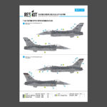 F-16C (Fighting Vipers) (Block 30,40,42,50,52) with mission marking (Main Decals with Stencils) (1/72) - Image 3