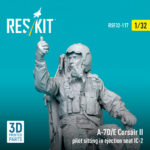 A-7D/E Corsair II pilot sitting in ejection seat IC-2 (3D Printed) (1/32) - Image 3