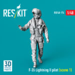 F-35 Lightning II pilot (scene 1) (3D Printed) (1/48)