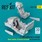 ​F-35B Lightning II cockpit (Basic edition, 3D decals included) for Trumpeter kit (3D Printed) (1/32) - Image 3