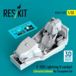 ​F-35B Lightning II cockpit (Detailed edition) for Trumpeter kit (3D Printed) (1/32)