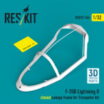 F-35B Lightning II closed canopy frame for Trumpeter kit (3D Printed) (1/32)