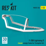 F-35B Lightning II closed canopy frame for Trumpeter kit (3D Printed) (1/32) - Image 3