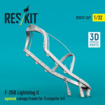 F-35B Lightning II opened canopy frame for Trumpeter kit (3D Printed) (1/32) - Image 2