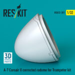 A-7 Corsair II corrected radome for Trumpeter kit (3D Printed) (1/32) - Image 3