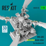 MH-60S unfolded main rotor for Academy kit (3D Printed) (1/35) - Image 3