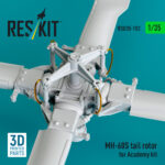MH-60S tail rotor for Academy kit (3D Printed) (1/35) - Image 3