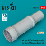 Mirage IIIE exhaust nozzle for Kinetic/Wingman Models kit (3D Printed) (1/48)