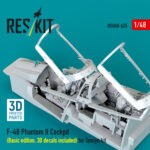 F-4B Phantom II Cockpit (Basic edition, 3D decals included) for Tamiya kit (3D Printed) (1/48) - Image 3