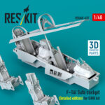 F-16I Sufa cockpit (Detailed edition) for GWH kit (3D Printed) (1/48) - Image 2