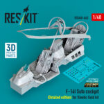 F-16I Sufa cockpit (Detailed edition) for Kinetic Gold kit (3D Printed) (1/48)
