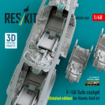 F-16I Sufa cockpit (Detailed edition) for Kinetic Gold kit (3D Printed) (1/48) - Image 2
