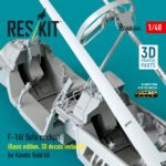 F-16I Sufa cockpit (Basic edition, 3D decals included) for Kinetic Gold kit (3D Printed) (1/48) - Image 3