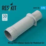Mirage IIIE exhaust nozzle for Modelsvit kit (3D Printed) (1/72)