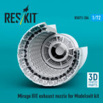 Mirage IIIE exhaust nozzle for Modelsvit kit (3D Printed) (1/72) - Image 3
